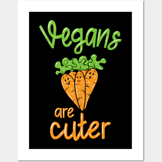 Vegans Are Cuter Wall Art by maxdax